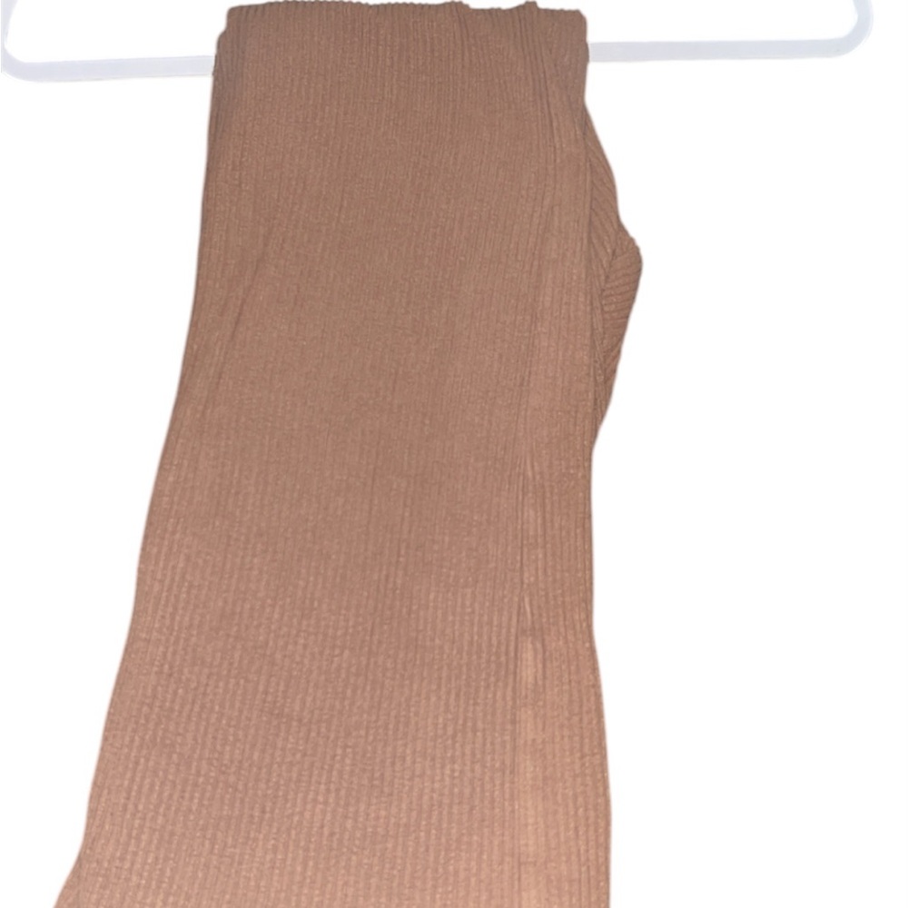 Altar'd State Tan Ribbed Pants